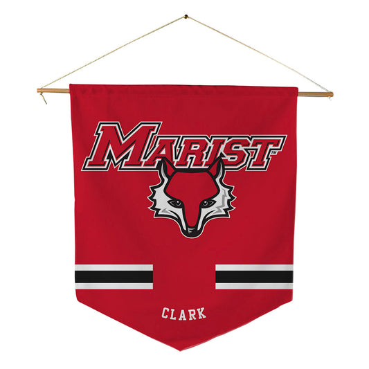 Marist - NCAA Men's Track & Field : Baxter Clark - Pennant - 18" x 21"-0