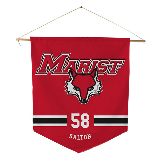Marist - NCAA Football : Hudson Dalton - Pennant - 18" x 21"-0