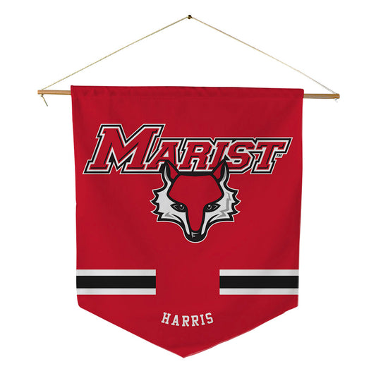 Marist - NCAA Men's Track & Field : Emmanuel Harris - Pennant - 18" x 21"-0