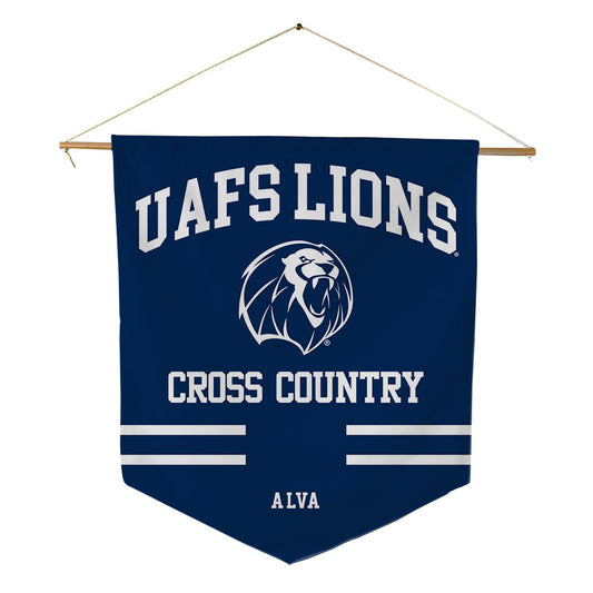 UA Fort Smith - NCAA Men's Cross Country : Joaquin Alva - Pennant - 18" x 21"-0