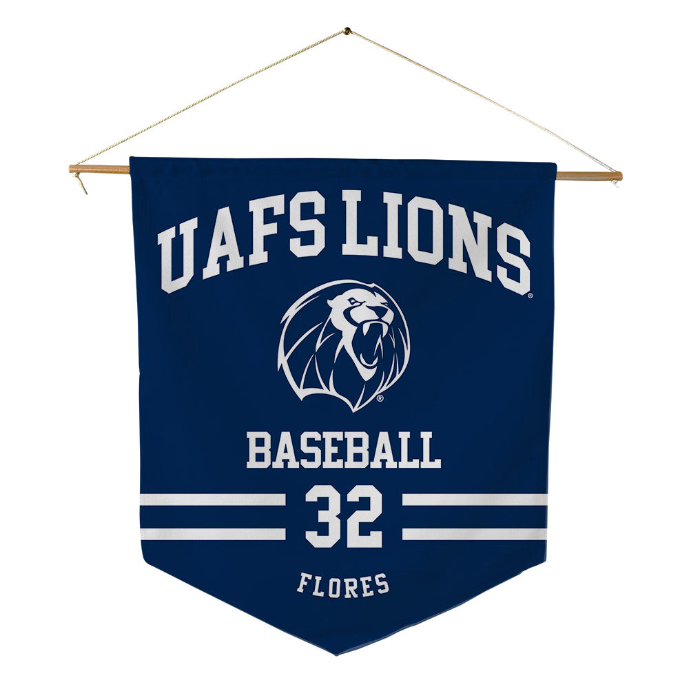 UA Fort Smith - NCAA Baseball : Kenneth Flores - Pennant - 18" x 21"-0