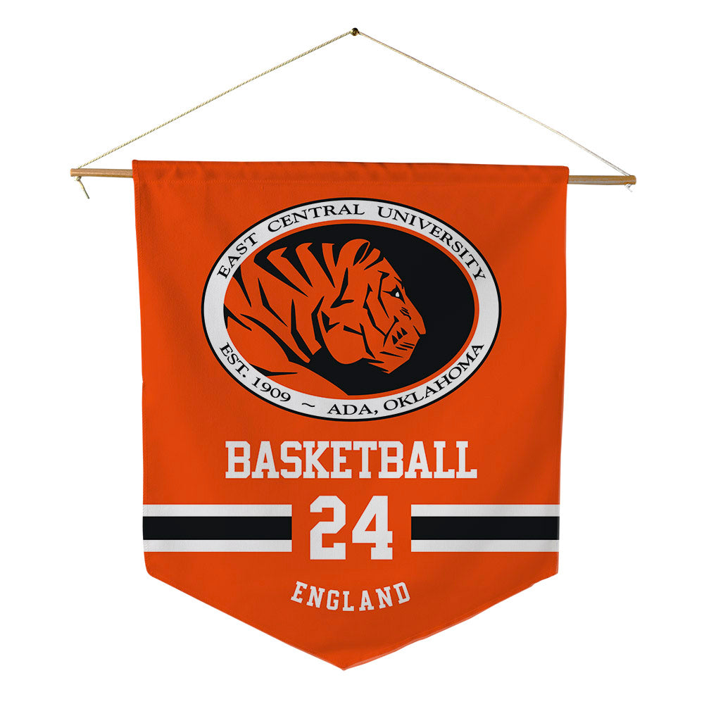 ECU - NCAA Men's Basketball : Jordan England - Pennant - 18" x 21"-0