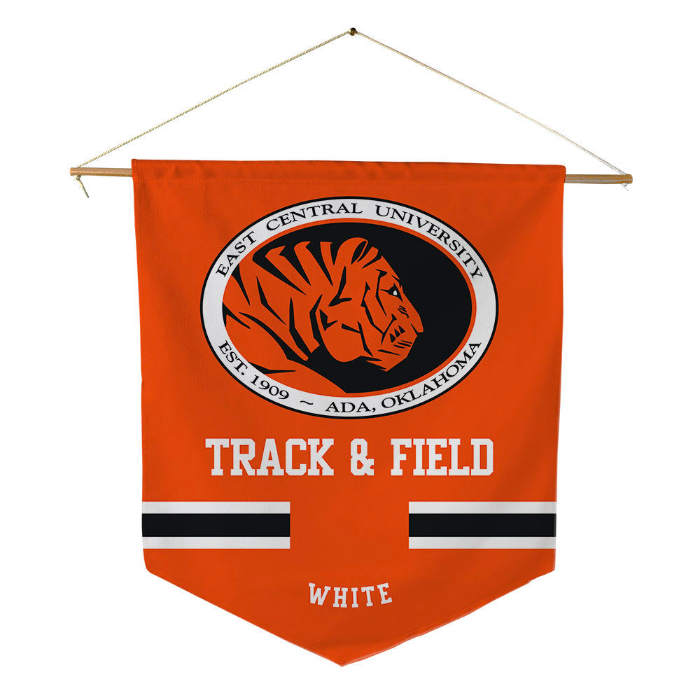 ECU - NCAA Women's Track & Field : Jazmine White - Pennant - 18" x 21"-0