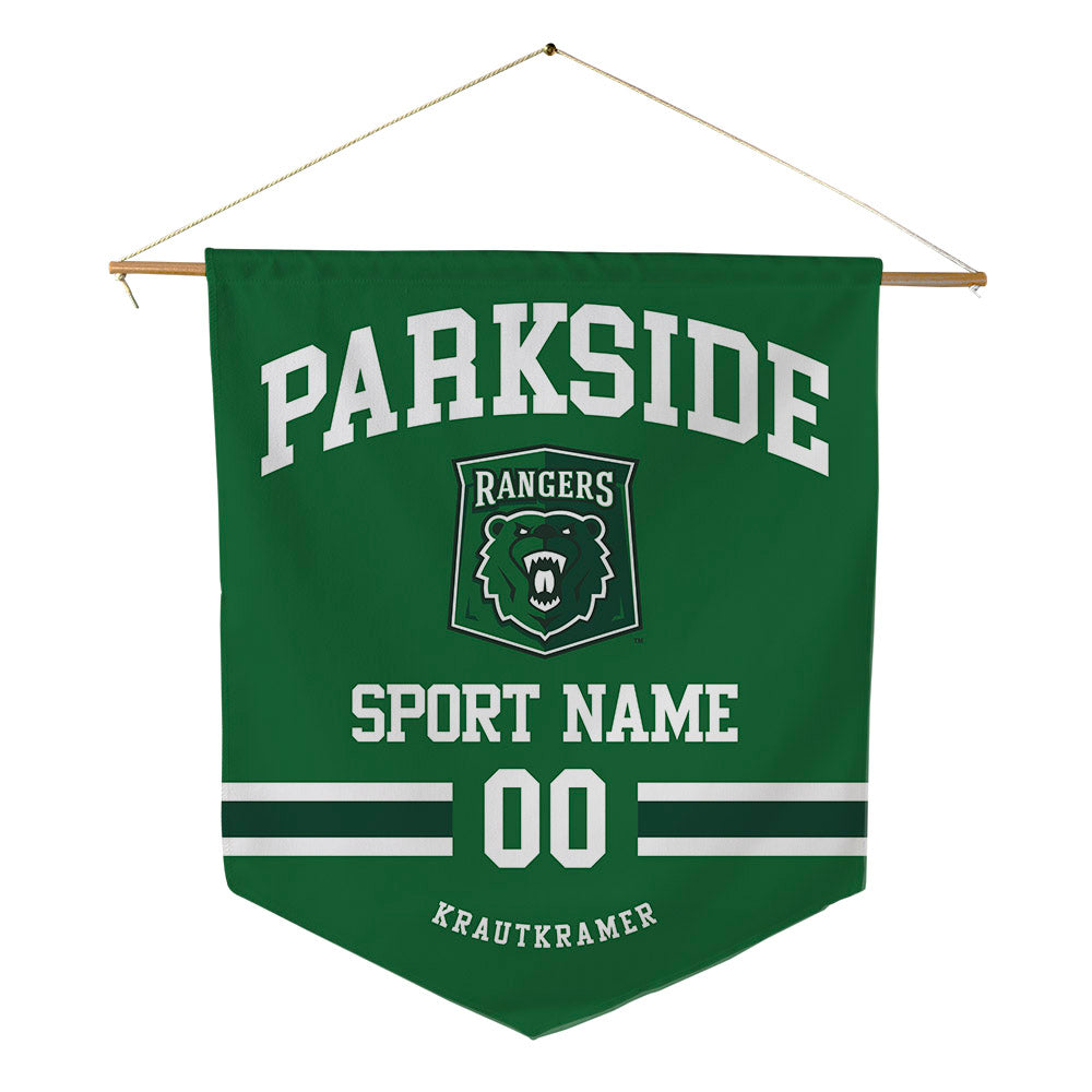 UW Parkside - NCAA Men's Track & Field : Levi Krautkramer - Pennant - 18" x 21"-0