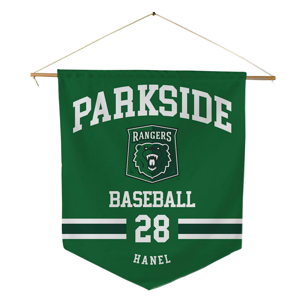 UW Parkside - NCAA Baseball : Nathan Hanel - Pennant - 18" x 21"-0
