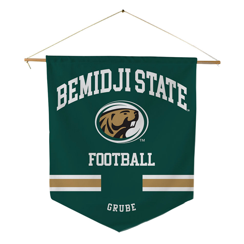 Bemidji State - NCAA Football : Keagan Grube - Pennant - 18" x 21"-0