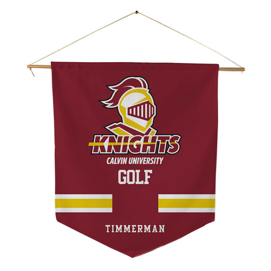 Calvin - NCAA Men's Golf : Eli Timmerman - Pennant - 18" x 21"-0