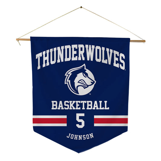 CSU Pueblo - NCAA Men's Basketball : denim johnson - Pennant - 18" x 21"-0
