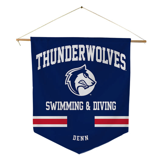 CSU Pueblo - NCAA Women's Swimming & Diving : Laci Denn - Pennant - 18" x 21"-0