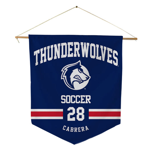 CSU Pueblo - NCAA Women's Soccer : Claudia Cabrera - Pennant - 18" x 21"-0