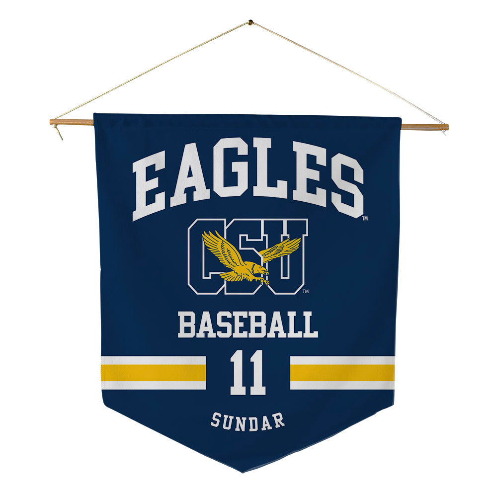 Coppin State - NCAA Baseball : Pranav Sundar - Pennant - 18" x 21"-0