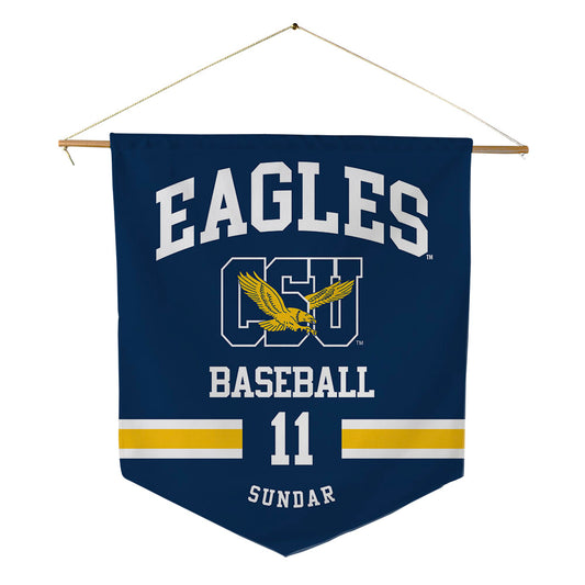 Coppin State - NCAA Baseball : Pranav Sundar - Pennant - 18" x 21"-0