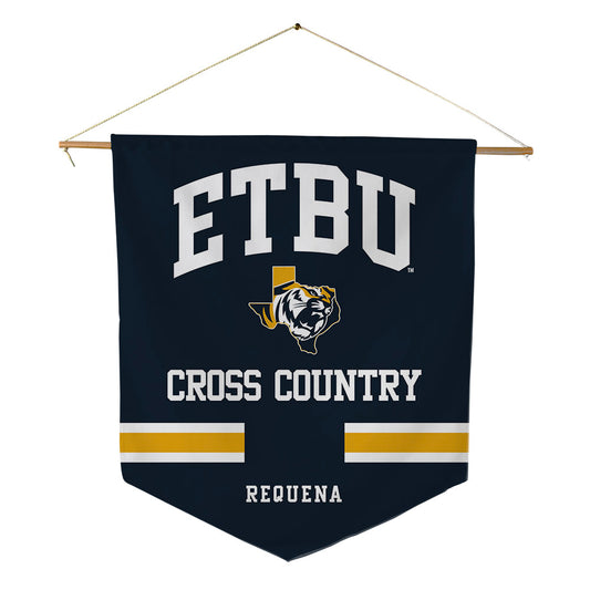 ETBU - NCAA Women's Cross Country : Danna Requena - Pennant - 18" x 21"-0