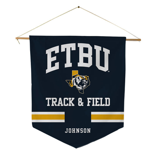 ETBU - NCAA Women's Track & Field : Caitlynn Johnson - Pennant - 18" x 21"-0