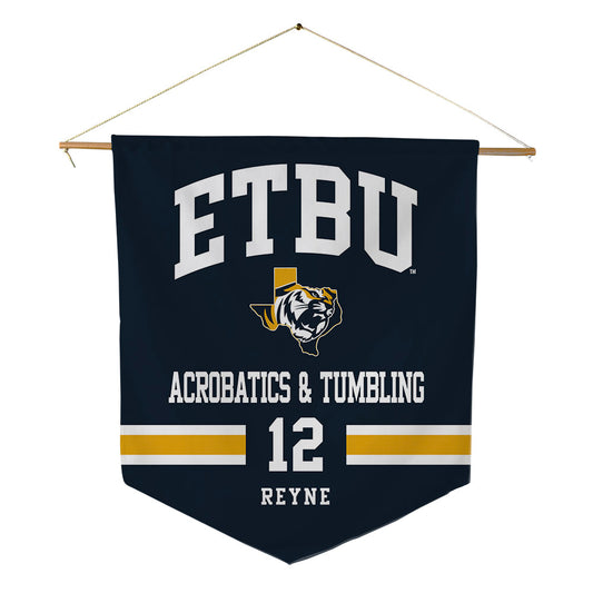 ETBU - NCAA Acrobatics & Tumbling : Kera Reyne - Pennant - 18" x 21"-0