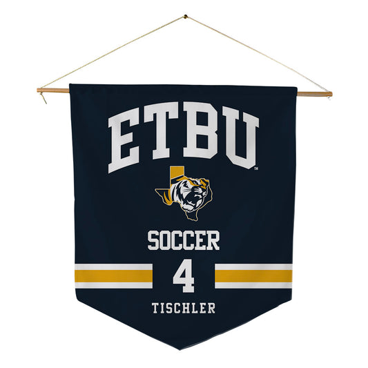 ETBU - NCAA Women's Soccer : Cadence Tischler - Pennant - 18" x 21"-0
