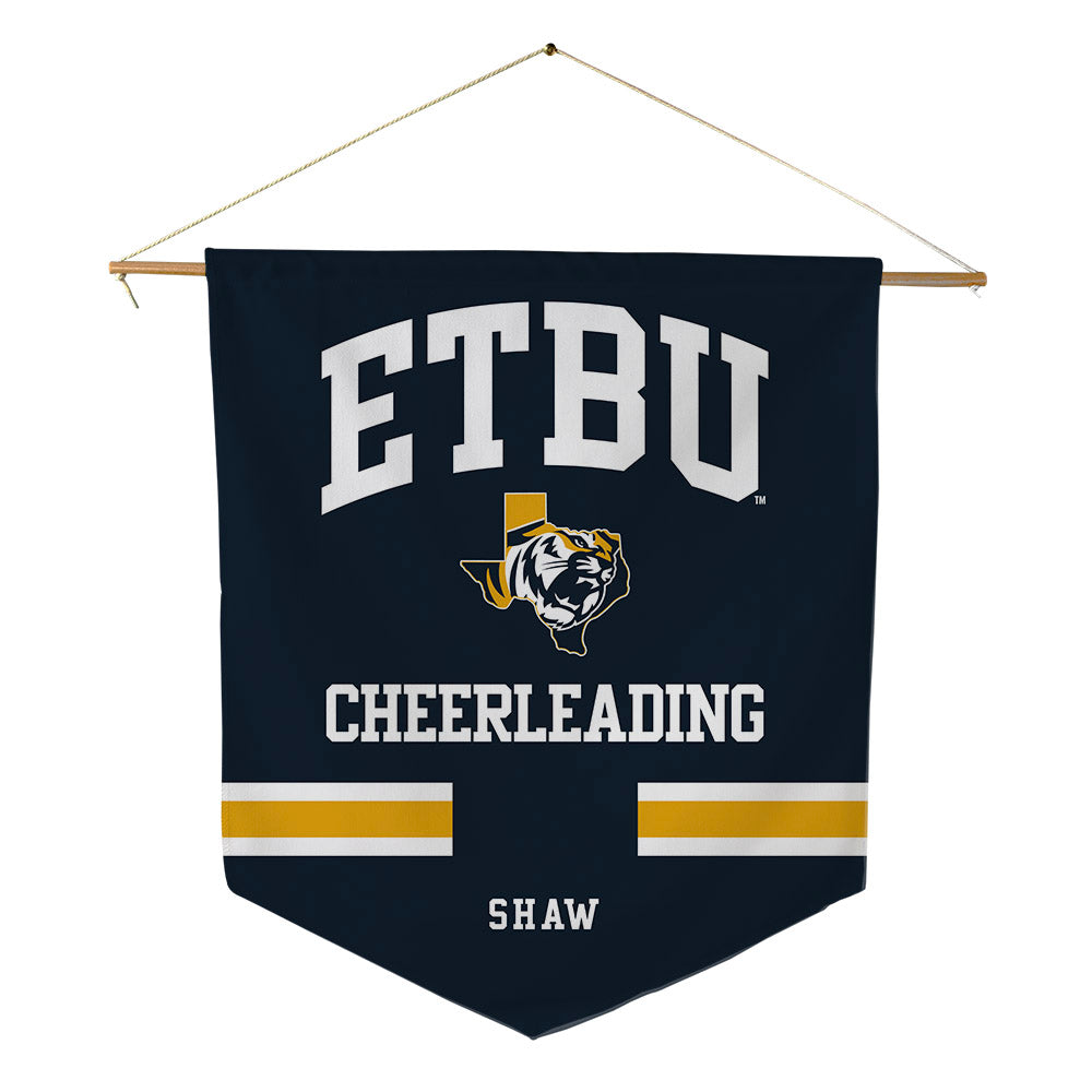 ETBU - NCAA Cheerleading : Codee Shaw - Pennant - 18" x 21"-0