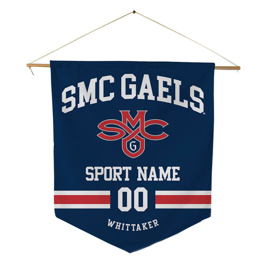 SMC - NCAA Men's Soccer : Jaydon Whittaker - Pennant - 18" x 21"-0