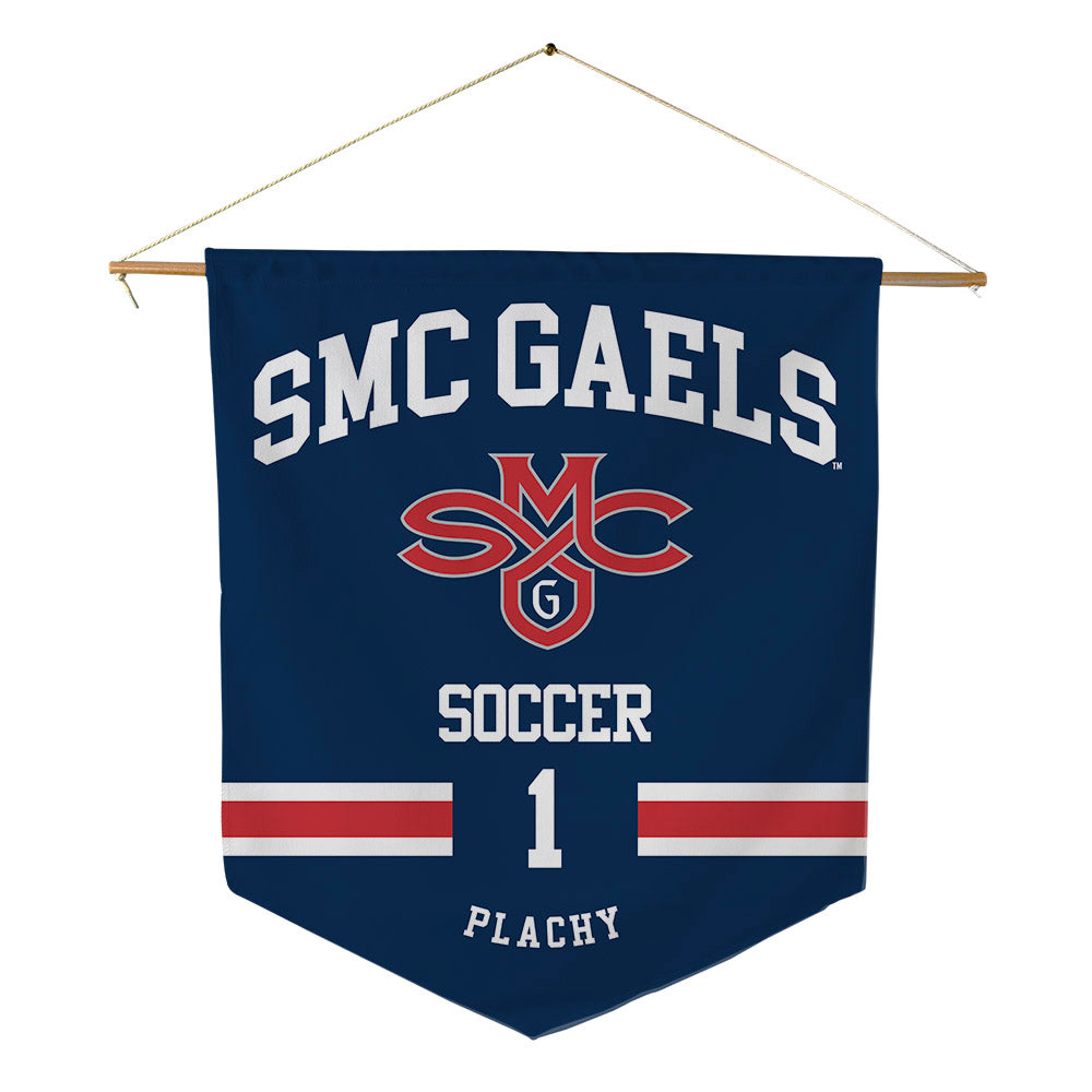SMC - NCAA Women's Soccer : kate plachy - Pennant - 18" x 21"-0