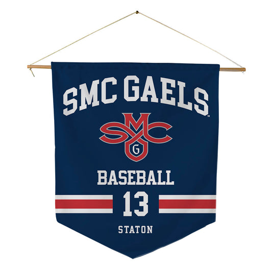 SMC - NCAA Baseball : Cam Staton - Pennant - 18" x 21"-0