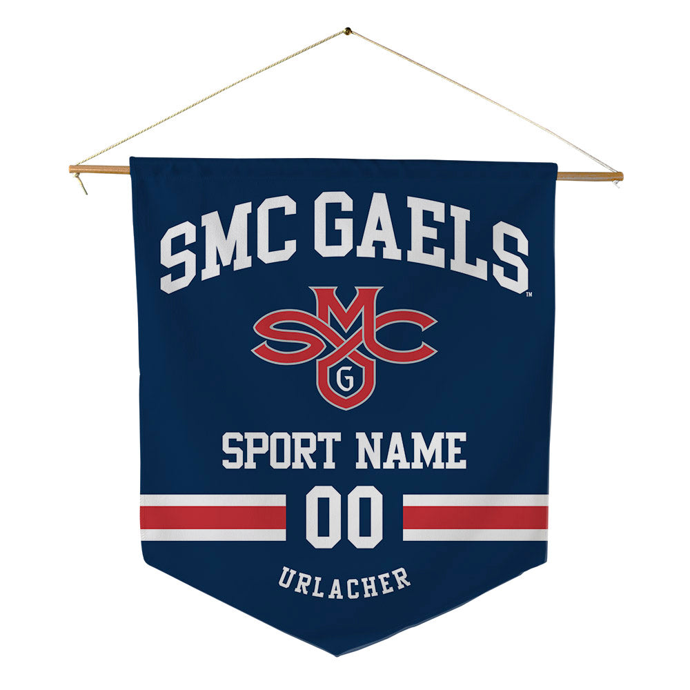 SMC - NCAA Women's Basketball : Coco Urlacher - Pennant - 18" x 21"-0