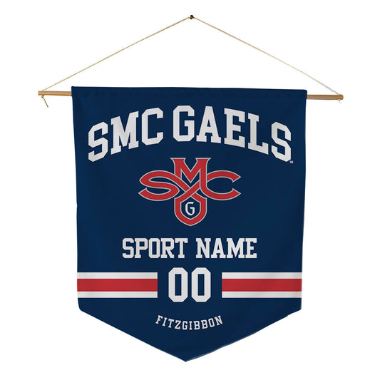 SMC - NCAA Women's Cross Country : Courtney Fitzgibbon - Pennant - 18" x 21"-0