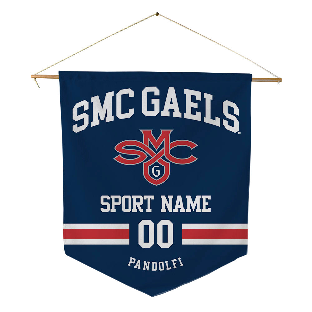 SMC - NCAA Women's Track & Field : Terra Pandolfi - Pennant - 18" x 21"-0