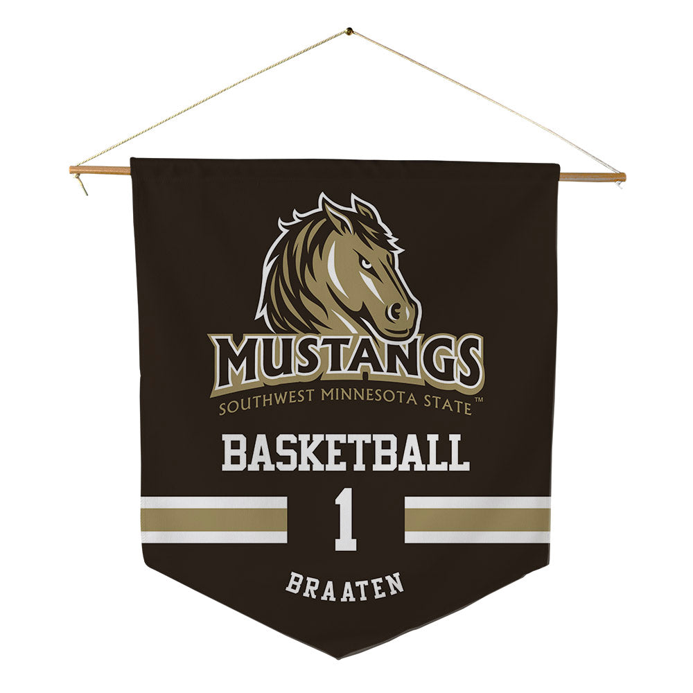 SMSU - NCAA Men's Basketball : Jakob Braaten - Pennant - 18" x 21"-0