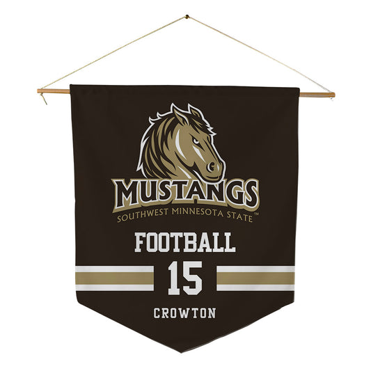 SMSU - NCAA Football : Macloud Crowton - Pennant - 18" x 21"-0