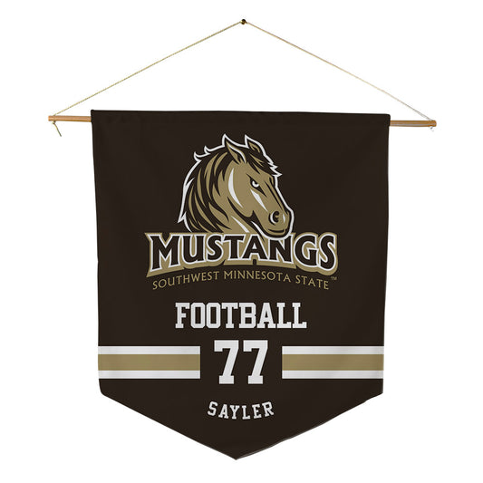 SMSU - NCAA Football : Nathan Sayler - Pennant - 18" x 21"-0