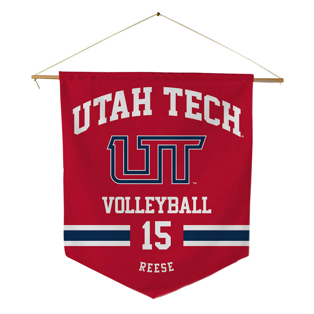 Utah Tech - NCAA Women's Volleyball : Sydney Reese - Pennant - 18" x 21"-0
