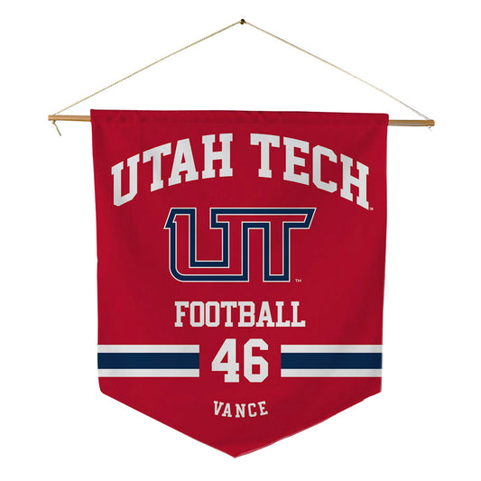 Utah Tech - NCAA Football : Andrew Vance - Pennant - 18" x 21"-0