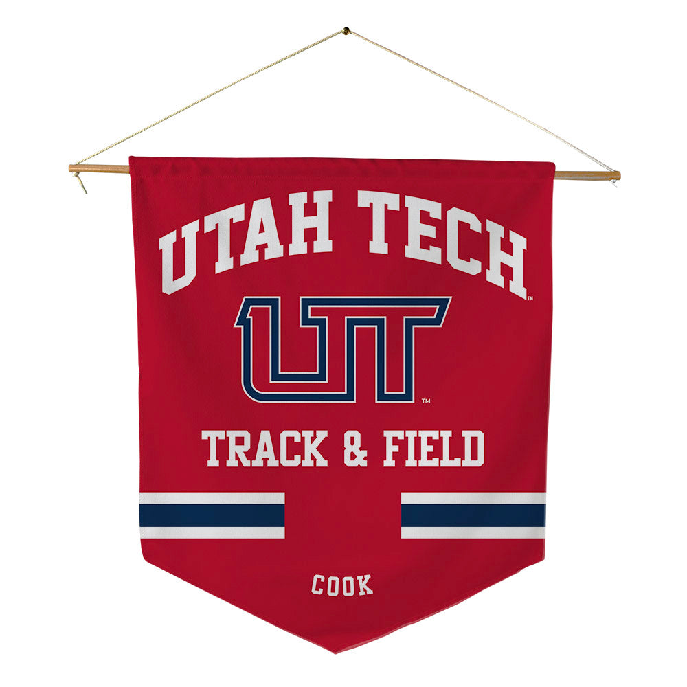 Utah Tech - NCAA Men's Track & Field : Ethan Cook - Pennant - 18" x 21"-0
