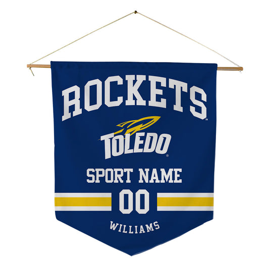 Toledo - NCAA Women's Rowing : Kendall Williams - Pennant - 18" x 21"-0
