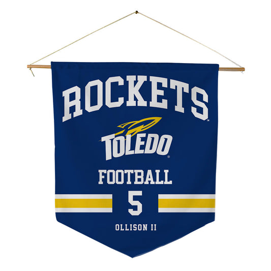 Toledo - NCAA Football : Damon Ollison II - Pennant - 18" x 21"-0