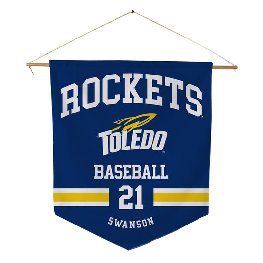 Toledo - NCAA Baseball : Deron Swanson - Pennant - 18" x 21"-0