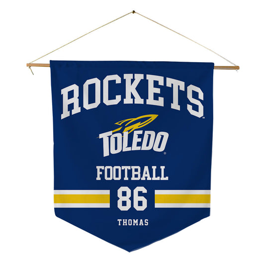 Toledo - NCAA Football : Donivon Thomas - Pennant - 18" x 21"-0