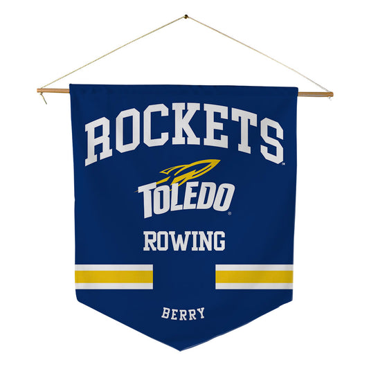 Toledo - NCAA Women's Rowing : Ella Berry - Pennant - 18" x 21"-0