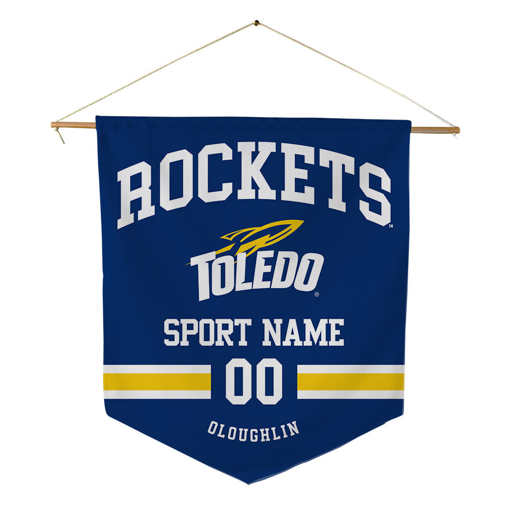 Toledo - NCAA Women's Rowing : Ashley OLoughlin - Pennant - 18" x 21"-0