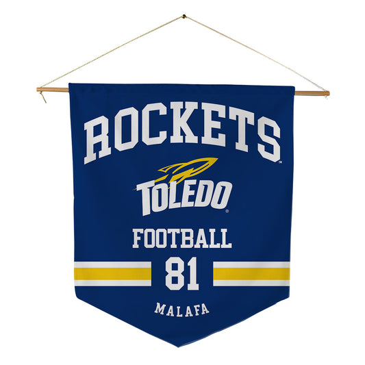 Toledo - NCAA Football : Ethan Malafa - Pennant - 18" x 21"-0
