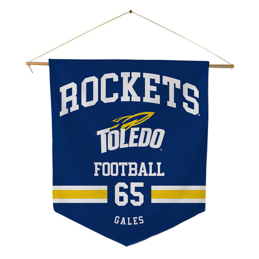 Toledo - NCAA Football : Stephen Gales - Pennant - 18" x 21"-0