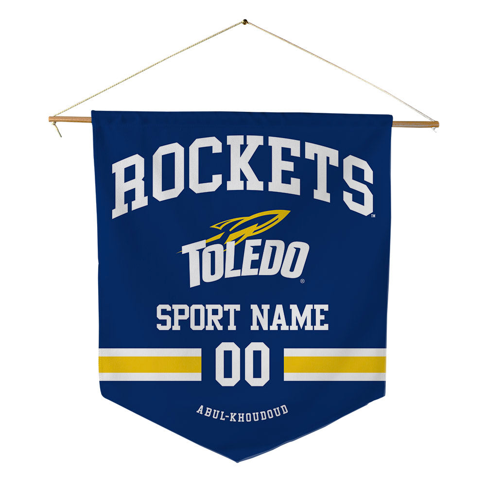 Toledo - NCAA Women's Rowing : Hala Abul-Khoudoud - Pennant - 18" x 21"-0