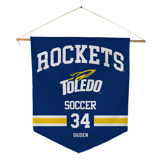 Toledo - NCAA Women's Soccer : Olivia Ogden - Pennant - 18" x 21"-0