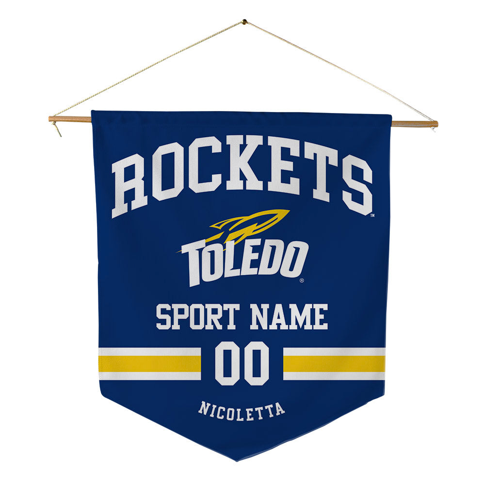 Toledo - NCAA Women's Rowing : Kaity Nicoletta - Pennant - 18" x 21"-0