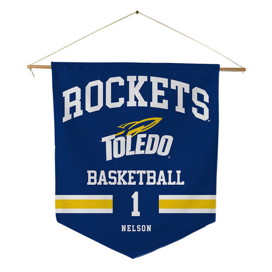 Toledo - NCAA Women's Basketball : Natiah Nelson - Pennant - 18" x 21"-0