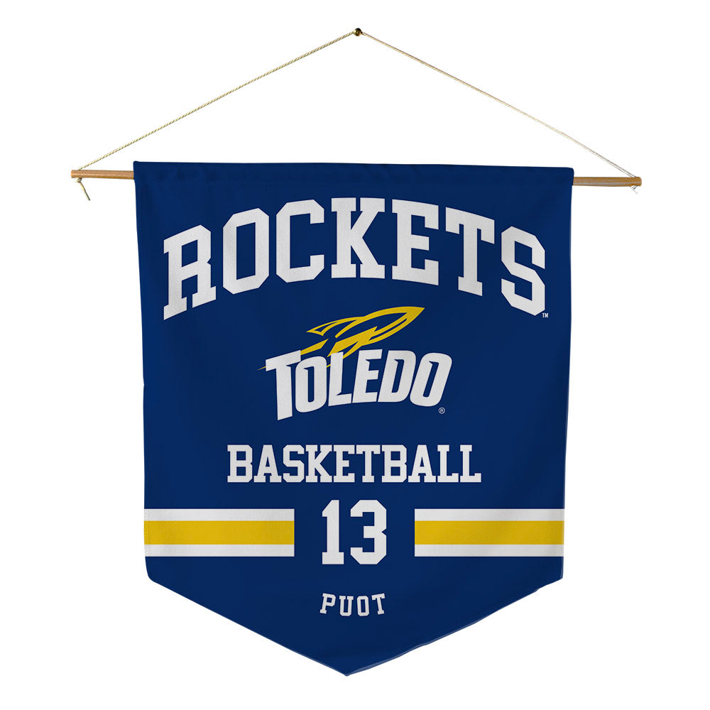 Toledo - NCAA Women's Basketball : Elizabeth Puot - Pennant - 18" x 21"-0