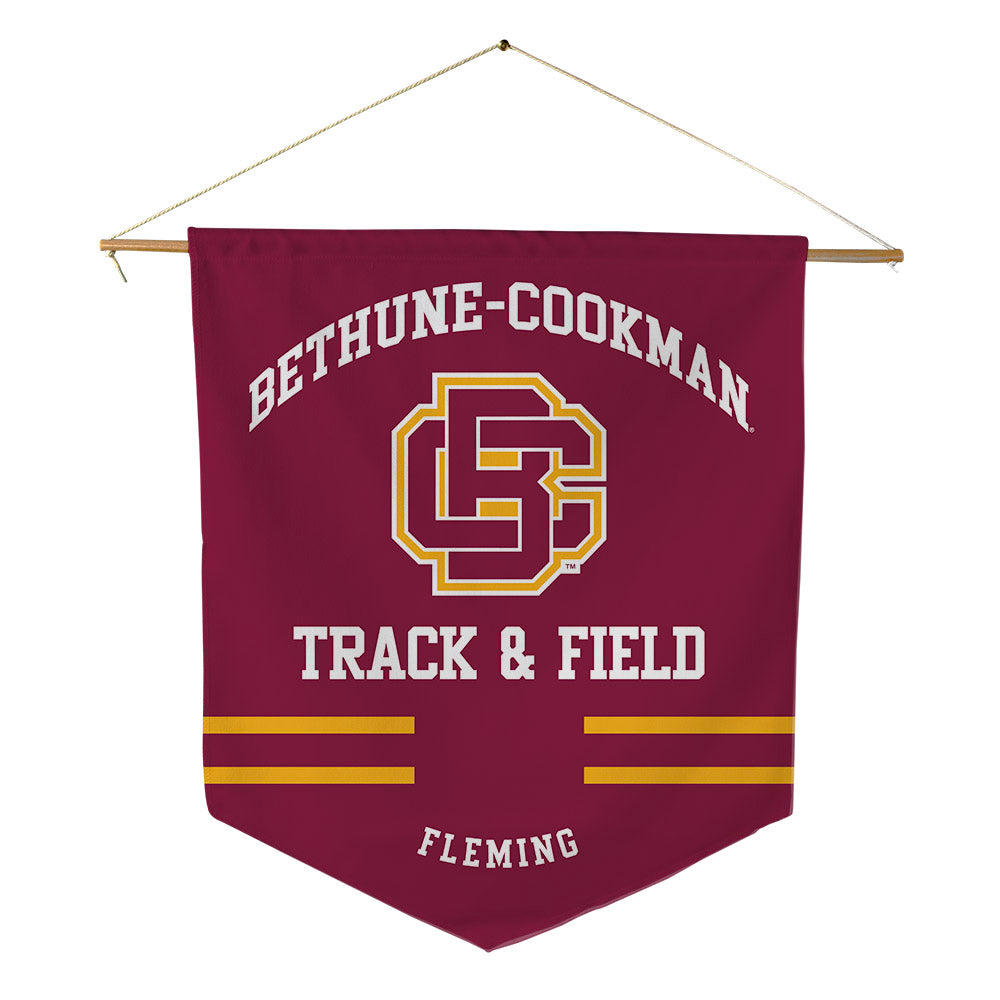 Bethune - NCAA Men's Track & Field : Makhii Fleming - Pennant - 18" x 21"-0