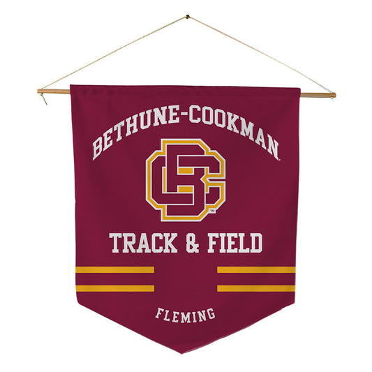 Bethune - NCAA Men's Track & Field : Makhii Fleming - Pennant - 18" x 21"-0