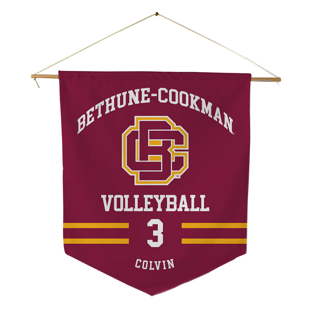 Bethune - NCAA Women's Volleyball : Kiya Colvin - Pennant - 18" x 21"-0