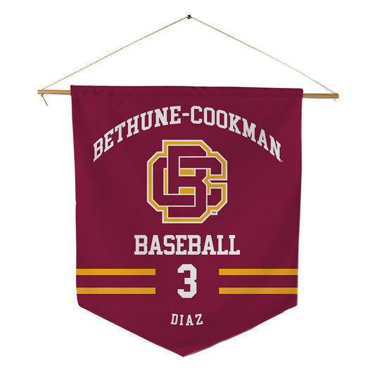 Bethune - NCAA Baseball : Ethan Diaz - Pennant - 18" x 21"-0